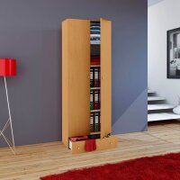 VCM my office Aktenschrank Vandol, 912198 buche 4 Fachböden 70,0 x 40,0 x 198,0 cm