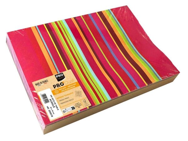 PROnappe Platzsets Bunt mehrfarbig 30,0 x 40,0 cm, 400 St.