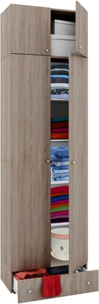 VCM my office Aktenschrank Vandol, 912250 sonoma-eiche 4 Fachböden 70,0 x 40,0 x 238,0 cm