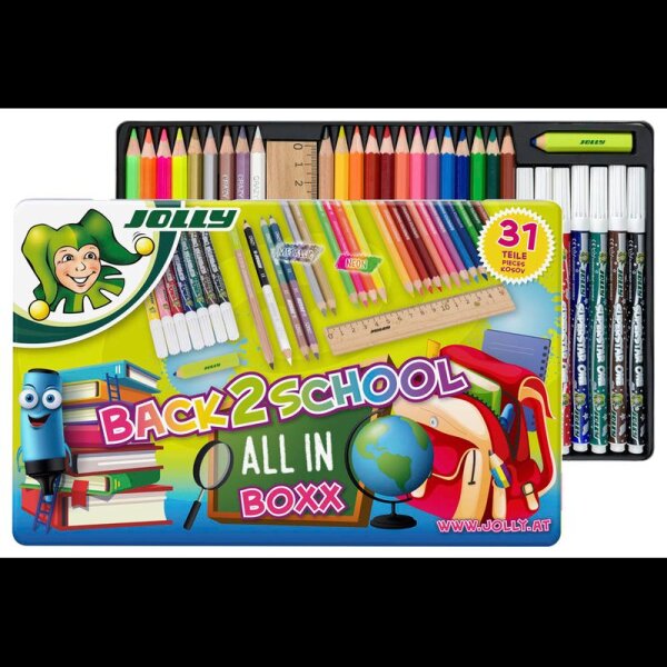 JOLLY BACK2SCHOOL Malset farbsortiert, 1 Set