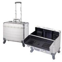 ALUMAXX Pilotenkoffer PANDORA Aluminium silber 47,0 x...