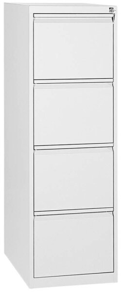 Gürkan Hängeregistraturschrank reinweiß 4 Schubladen 40,0 x 62,0 x 132,0 cm, 1 St.