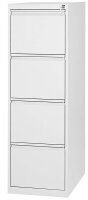 Gürkan Hängeregistraturschrank reinweiß 4 Schubladen 40,0 x 62,0 x 132,0 cm, 1 St.