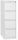 Gürkan Hängeregistraturschrank reinweiß 4 Schubladen 40,0 x 62,0 x 132,0 cm, 1 St.