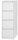 Gürkan Hängeregistraturschrank reinweiß 4 Schubladen 40,0 x 62,0 x 132,0 cm, 1 St.