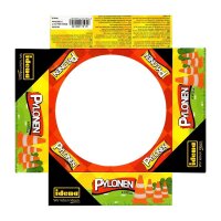Idena Spielzeug-Leitkegel orange, weiß 24,0 cm, 4 St.