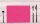 100 PROnappe Platzsets pink 30,0 x 40,0 cm  ( S340153I )