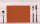 PROnappe Platzsets orange 30,0 x 40,0 cm, 100 St.