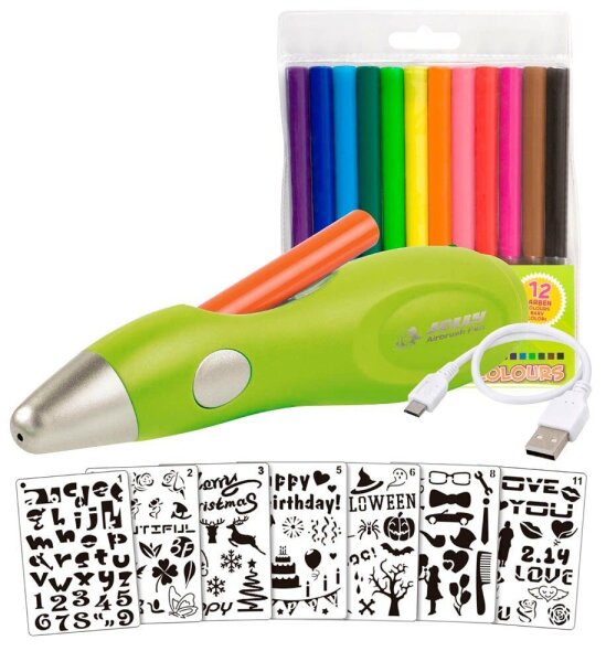 JOLLY Airbrushset für Kinder farbsortiert