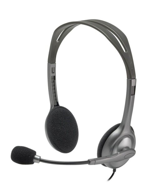 Logitech H111 Headset schwarz, grau