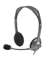 Logitech H111 Headset schwarz, grau