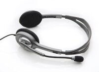 Logitech H111 Headset schwarz, grau