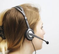 Logitech H111 Headset schwarz, grau