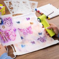 sax design Airbrushset für Kinder farbsortiert