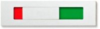 SignSystems® Türschild Metall silber 15,0 x 4,0...