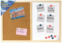 Idena Whiteboard-Pinnwand 60,0 x 40,0 cm Kork braun