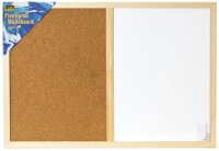 Idena Whiteboard-Pinnwand 60,0 x 40,0 cm Kork braun