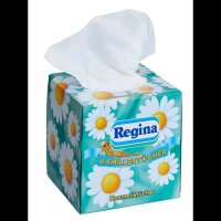 Regina Kosmetiktücherbox Kamille 3-lagig weiß,...