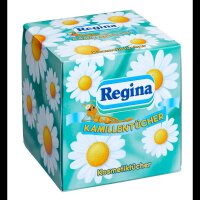 Regina Kosmetiktücherbox Kamille 3-lagig weiß,...