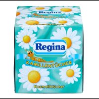Regina Kosmetiktücherbox Kamille 3-lagig weiß, 56 Tücher
