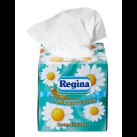Regina Kosmetiktücherbox Kamille 3-lagig weiß, 56 Tücher
