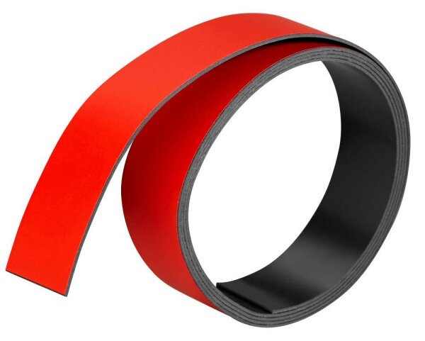 FRANKEN Magnetband rot 2,0 cm x 1,0 m, 1 St.