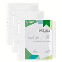 LEITZ Prospekthüllen 4764 DIN A4 transparent genarbt...