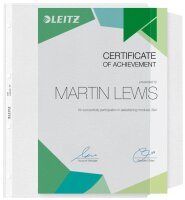 LEITZ Prospekthüllen 4764 DIN A4 transparent genarbt 0,12 mm, 50 St.