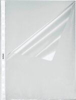 herlitz Prospekthüllen DIN A4 transparent genarbt...