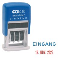 COLOP Datumstempel mit Text "Eingang"...