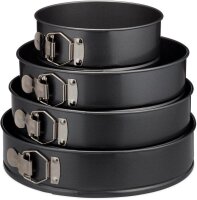 relaxdays Springformen-Set Ø 18,0/24,0/26,0/28,0...