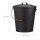 relaxdays Ascheeimer mit Deckel 24,0 l schwarz, 1 St.