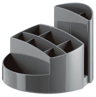 HAN Stiftehalter RONDO dunkelgrau Polystyrol 9...