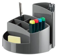 HAN Stiftehalter RONDO dunkelgrau Polystyrol 9...