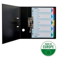 Esselte Ordnerregister DIN A4 Vollformat 1-5 farbig 5-teilig, 1 Satz