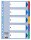 Esselte Ordnerregister DIN A4 Vollformat 1-5 farbig 5-teilig, 1 Satz