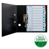 Esselte Ordnerregister DIN A4 Vollformat 1-10 farbig 10-teilig, 1 Satz
