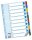 Esselte Ordnerregister DIN A4 Vollformat 1-10 farbig 10-teilig, 1 Satz