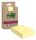 Post-it® Super Sticky Recycling Notes Haftnotizen extrastark gelb, 4 Blöcke