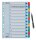 Esselte Ordnerregister DIN A4 Vollformat 1-12 farbig 12-teilig, 1 Satz