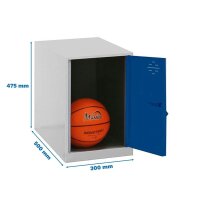 Simonrack Spind SIMONLOCKER DISM blau, grau...
