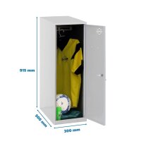 Simonrack Spind SIMONLOCKER DISM SINGLE grau...