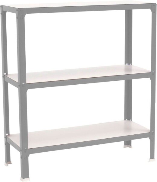 Simonrack Regal SIMONHOME CLICK PLUS 8425437069963 grau, weiß 100,0 x 30,0 x 90,  ( 8425437069963 )