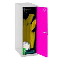 Simonrack Spind SIMONLOCKER DISM SINGLE grau, pink...