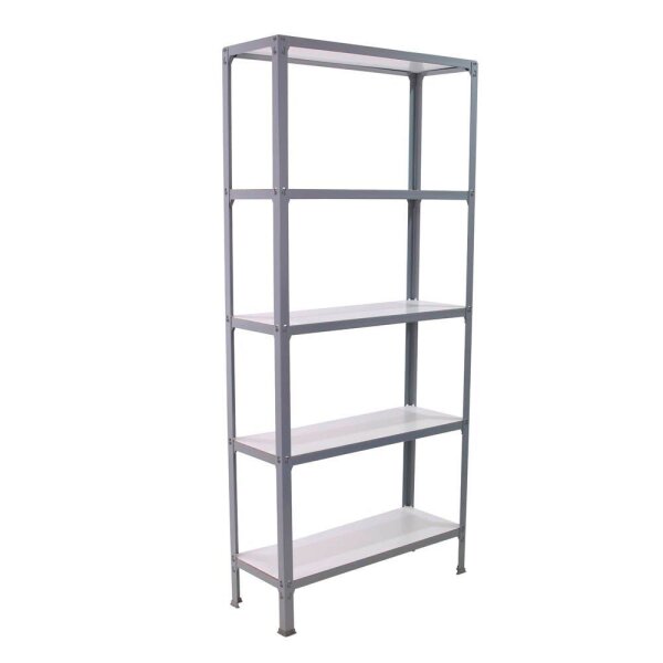 Simonrack Regal SIMONHOME CLICK MINI 8425437070020 grau, weiß 80,0 x 30,0 x 180,  ( 8425437070020 )