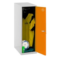 Simonrack Spind SIMONLOCKER DISM SINGLE grau, orange...
