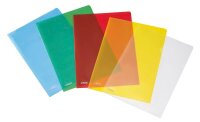 herlitz Sichthüllen DIN A4 farbsortiert genarbt 0,19...