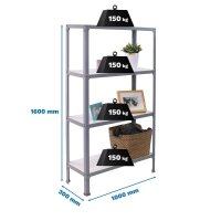 Simonrack Regal SIMONHOME CLICK PLUS 8425437070006 grau,...