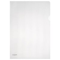 herlitz Sichthüllen DIN A4 transparent genarbt 0,19...