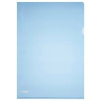 herlitz Sichthüllen DIN A4 blau genarbt 0,19 mm, 10 St.